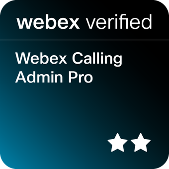 Webex Calling Admin Pro Certification